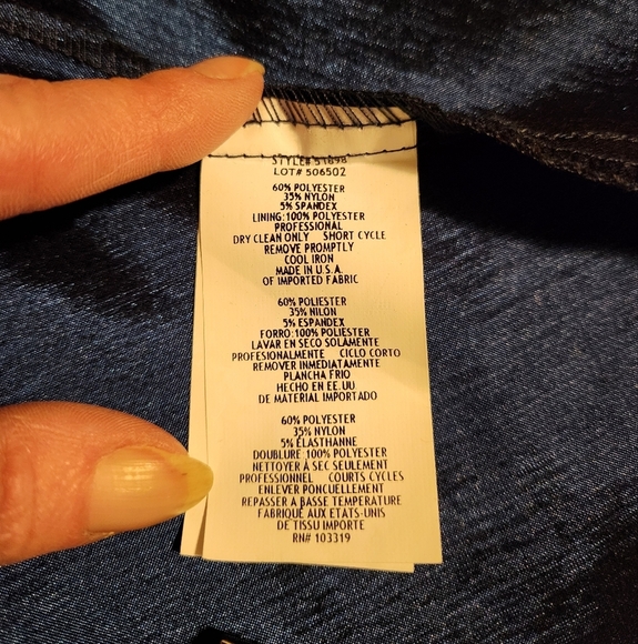 Blondie Nites by Stacy Sklar Blue One Shoulder Cocktail Gown - Picture 9 of 9